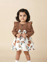 Baby Girl Floral Ruffle Dress