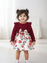 Baby Girl Floral Ruffle Dress