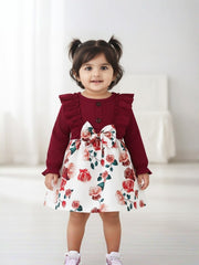 Baby Girl Floral Ruffle Dress