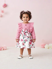 Baby Girl Floral Ruffle Dress