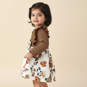 Baby Girl Floral Ruffle Dress