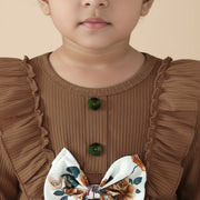 Baby Girl Floral Ruffle Dress