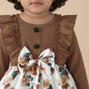 Baby Girl Floral Ruffle Dress