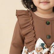 Baby Girl Floral Ruffle Dress