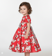 Charming Floral Toddler Dress | Magnolia Bow Design