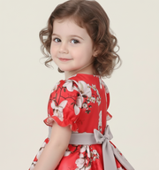 Charming Floral Toddler Dress | Magnolia Bow Design