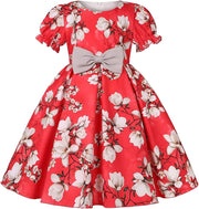 Trendy Collection Charming Floral Toddler Dress | Magnolia Bow Design