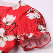 Trendy Collection Charming Floral Toddler Dress | Magnolia Bow Design