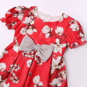 Trendy Collection Charming Floral Toddler Dress | Magnolia Bow Design