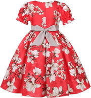 Trendy Collection Charming Floral Toddler Dress | Magnolia Bow Design