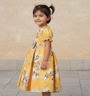 Charming Floral Toddler Dress | Magnolia Bow Design