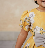 Charming Floral Toddler Dress | Magnolia Bow Design