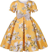 Trendy Collection Charming Floral Toddler Dress | Magnolia Bow Design