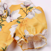 Trendy Collection Charming Floral Toddler Dress | Magnolia Bow Design