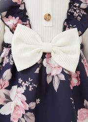 Sweet Floral Pinafore Dress for Girls | Kids' Fashion