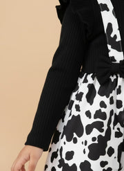 Cow Print Dress & Top Set for Toddlers | Girls Fashion