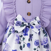 Baby Girl Floral Ruffle Dress