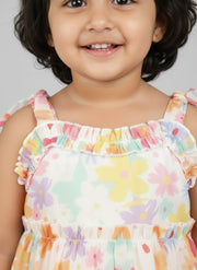Charming Baby Girl Floral Summer Dress