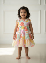 Floral Tiered Dress for Baby Girls | Summer Kids Fashion