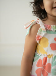 Floral Tiered Dress for Baby Girls | Summer Kids Fashion