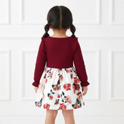 Baby Girl Floral Ruffle Dress