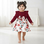 Baby Girl Floral Ruffle Dress