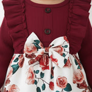 Baby Girl Floral Ruffle Dress