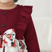 Baby Girl Floral Ruffle Dress