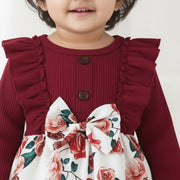 Baby Girl Floral Ruffle Dress