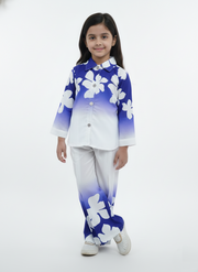 Kids Floral Ombre Outfit | Trendy Children's Fashion