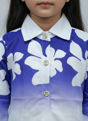 Kids Floral Ombre Outfit | Trendy Children's Fashion