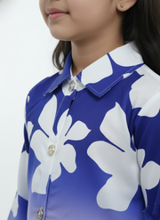 Kids Floral Ombre Outfit | Trendy Children's Fashion