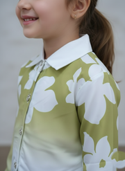 Kids Floral Ombre Outfit | Trendy Children's Fashion