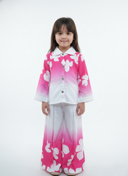 Kids Floral Ombre Outfit | Trendy Children's Fashion