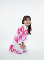 Kids Floral Ombre Outfit | Trendy Children's Fashion