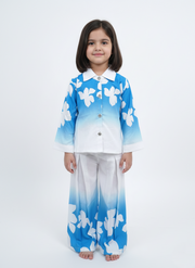 Kids Floral Ombre Outfit | Trendy Children's Fashion