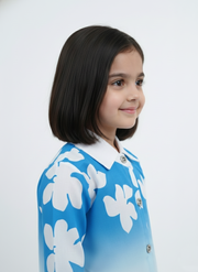Kids Floral Ombre Outfit | Trendy Children's Fashion
