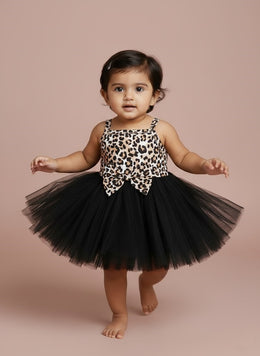 Baby Girl Leopard Print Tulle Dress