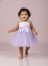 Baby Girl Purple Tutu Dress | Infant Party Wear