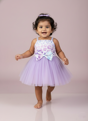 Baby Girl Purple Tutu Dress | Infant Party Wear
