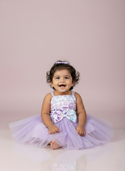 Baby Girl Purple Tutu Dress | Infant Party Wear
