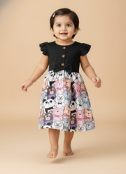 Girl Animal Print Dress | Happy Kids Fashion