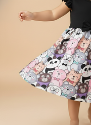 Girl Animal Print Dress | Happy Kids Fashion