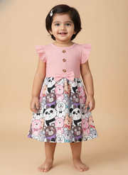 Girl Animal Print Dress | Happy Kids Fashion