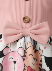 Girl Animal Print Dress | Happy Kids Fashion