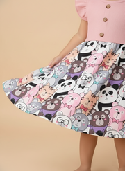 Girl Animal Print Dress | Happy Kids Fashion