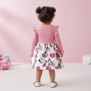 Baby Girl Floral Ruffle Dress