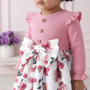 Baby Girl Floral Ruffle Dress