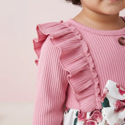 Baby Girl Floral Ruffle Dress