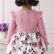 Baby Girl Floral Ruffle Dress